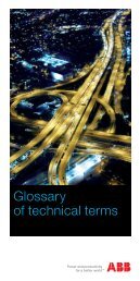 Glossary of technical terms - ABB