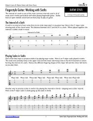 FIngerstyle Guitar- Working with Sixths - Gibson