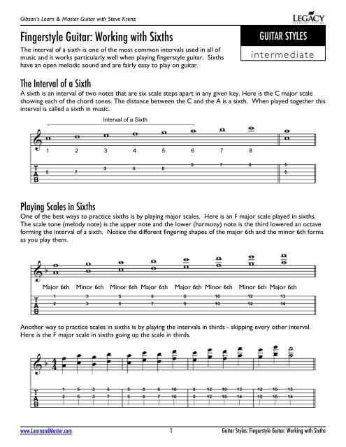 Learn and master fingerstyle on sale guitar with steve krenz