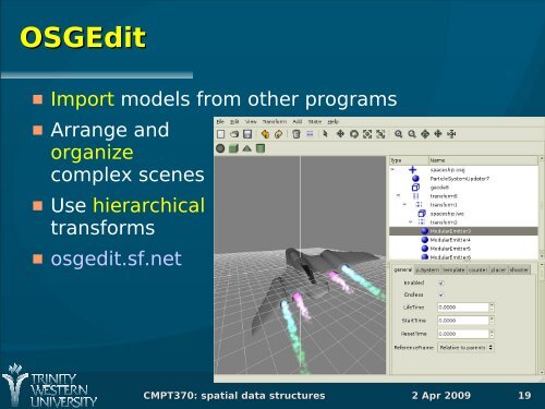 Space Partitioning and Scene Graphs