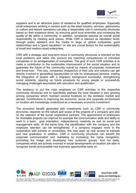 Suppliers And Is