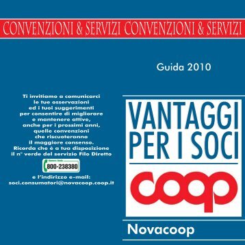 CONVENZIONI & SERVIZI CONVENZIONI & SERVIZI - E-coop