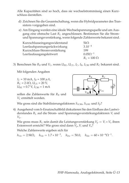 Fachhochschule Furtwangen, Prof. Dr.-Ing. M. J. Hamouda 000000 ...