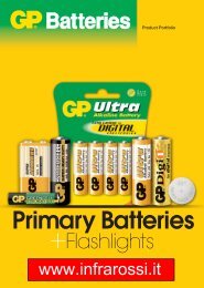Primary Batteries - Infrarossi