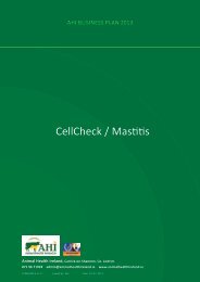 CellCheck / Mastitis - Animal Health Ireland