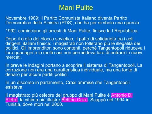 Silvio Berlusconi, Tangentopoli e Mani Pulite.
