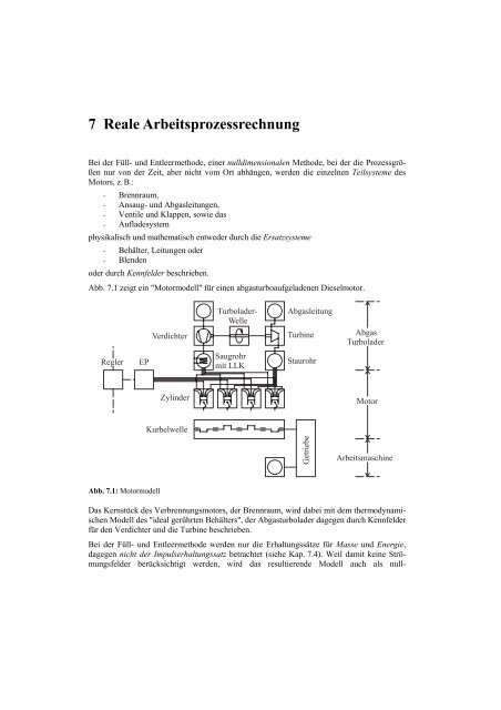 7 Reale Arbeitsprozessrechnung