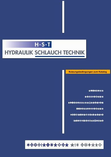 Katalog - HST Hydraulik Schlauch Technik