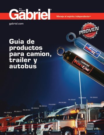 Guia de productos para camion, trailer y autobus - Gabriel
