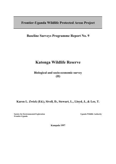Katonga Wildlife Reserve - Frontier-publications.co.uk