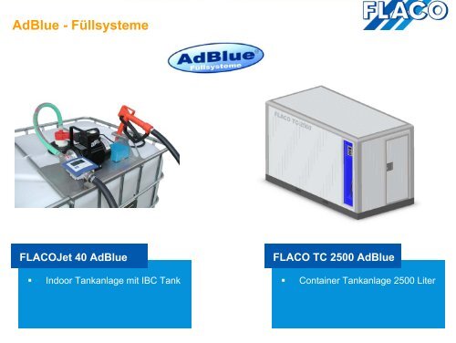 VORSTELLUNG DER FLACO - GERÃTE GMBH