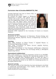 Curriculum vitae of Annalisa MARCHITTO, PhD