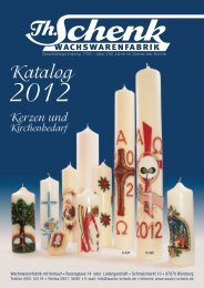 Katalog - Wachs-Schenk Würzburg
