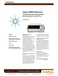 Agilent 34405A Multimeter - Amplicon