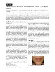 Esthetic Closure of Diastema by Porcelain Laminate Veneers: A ...