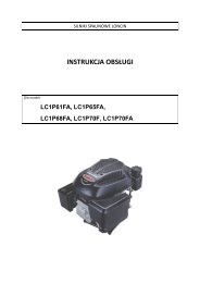 INSTRUKCJA OBSÅUGI - Loncin