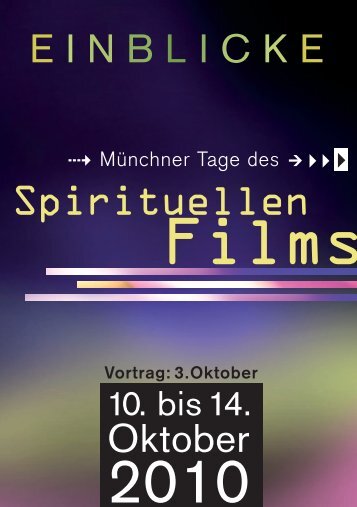 E I N B L I C K E Oktober - St.Johannes