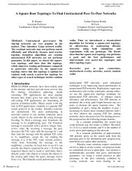 A Square Root Topologys To Find Unstructured Peer-To ... - ijcsmr