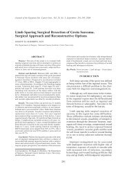 Limb Sparing Surgical Resection of Groin Sarcoma. Surgical ... - NCI