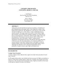 COCKPIT CHECKLISTS: CONCEPTS, DESIGN, AND USE - NASA
