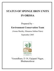 Download Status Of Sponge Iron Units In Orissa - Vasundhara