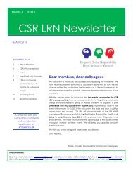 CSR LRN Newsletter