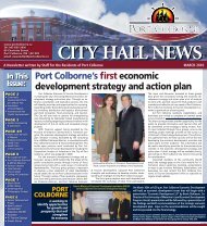 CITY HALL NEWS - City of Port Colborne