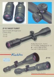 ZF 95 TARGET TURRET - Kahles