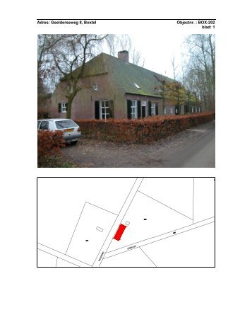 Adres: Geelderseweg 8, Boxtel Objectnr. : BOX-202 blad: 1