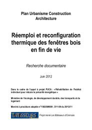 RÃ©emploi et reconfiguration thermique des fenÃªtres bois en ... - Prebat