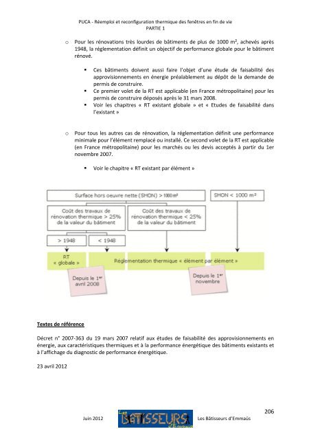 RÃ©emploi et reconfiguration thermique des fenÃªtres bois en ... - Prebat