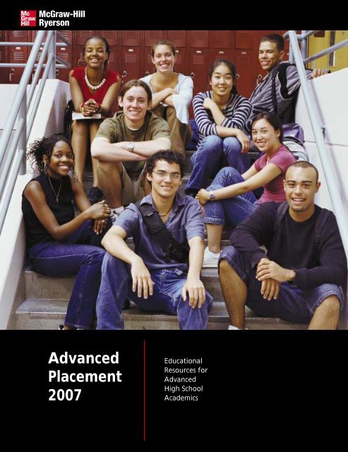 Advanced Placement 2007 - McGraw-Hill Ryerson