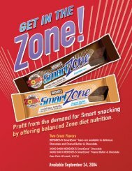 Smart Zone Sell Sheet - Hershey's