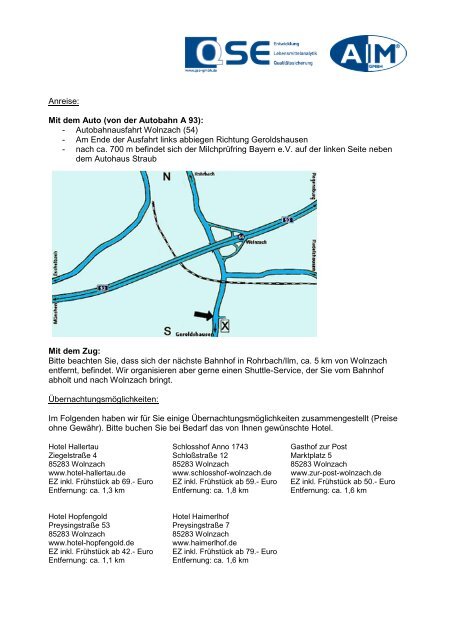 Programm 3. Triesdorfer Milchrunde