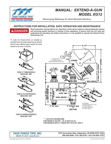 Extend-A-Gun 12 Inch Instruction Manual (pdf) - Task Force Tips