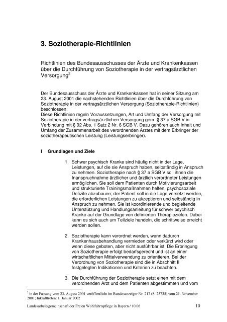 Informations-Mappe Soziotherapie - AWO Landesverband Bayern