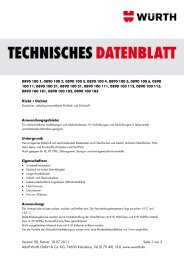 Technisches Merkblatt - FarbenWelt Wimmer