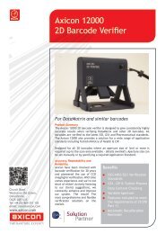 Axicon 12000 2D Barcode Verifier - Mikodata