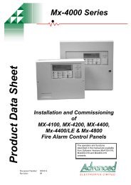 Product Data Sheet - Fire & Security Solutions Ltd