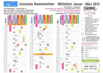 Ganzseitiges Foto - Städtereinigung Gerke