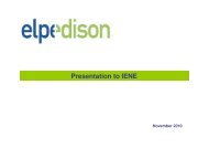 Presentation to IENE