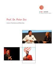 Prof. Dr. Peter Zec - Red Dot Online