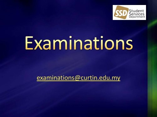 Exam Policies &amp; Academic Misconduct - Curtin University