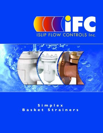 Cast Simplex Strainers - ISLIP Flow Controls