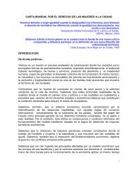 Carta de las mujeres por el derecho a la Ciudad