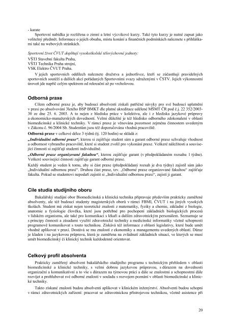 Informace o studiu 2007 - 2008 - FBMI