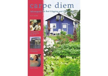 Spezialitäten Beispiele für Juni - carpe diem magazine