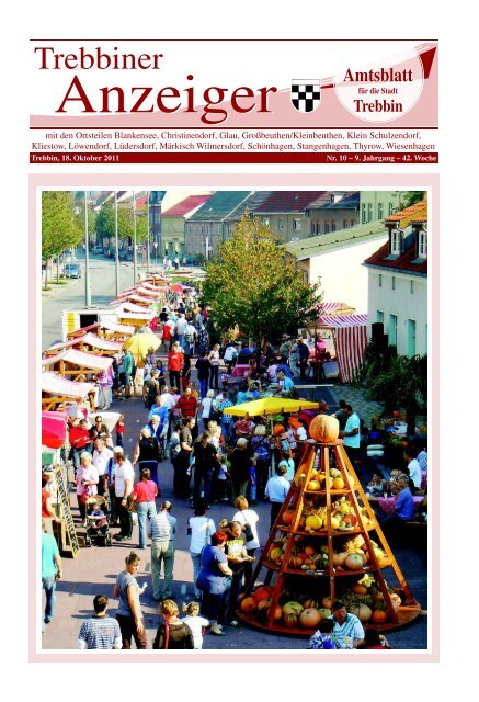 AMTSBLATT Oktober 2011 - clauertstadt-trebbin.de