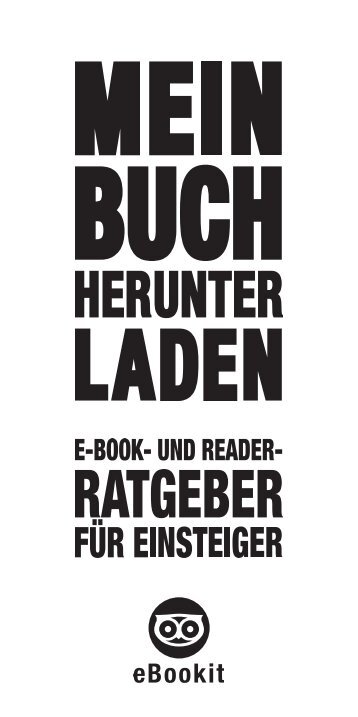 E-books und reader —für Einsteiger: jetzt Broschüre ... - eBookit