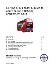 Getting a bus pass - Enable